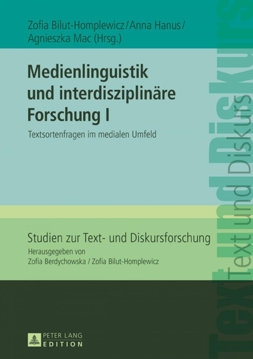 Big bigCover of Medienlinguistik und interdisziplinaere Forschung I