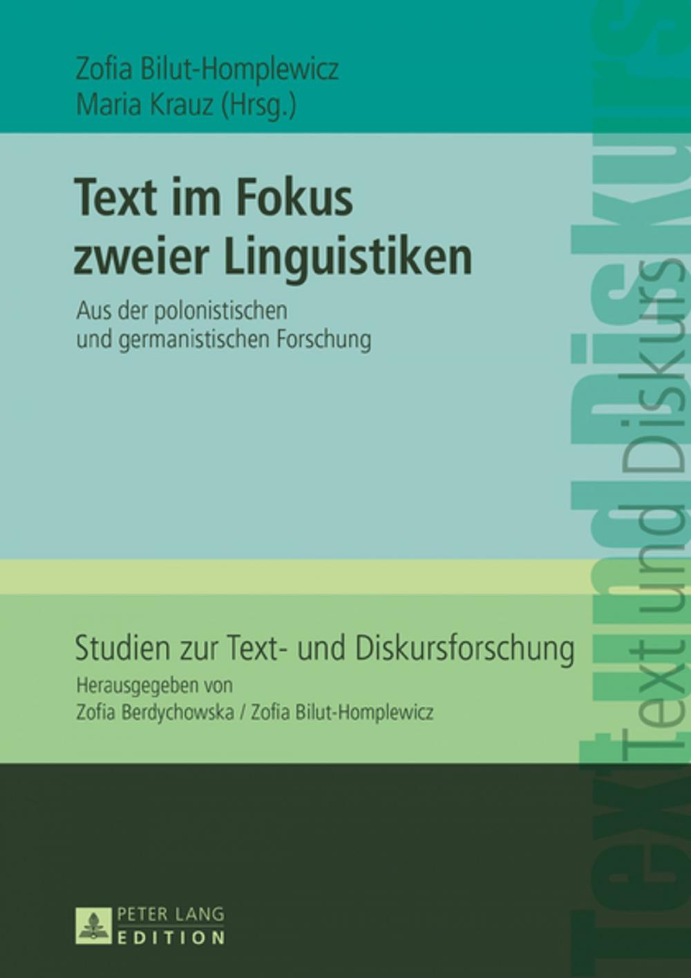 Big bigCover of Text im Fokus zweier Linguistiken