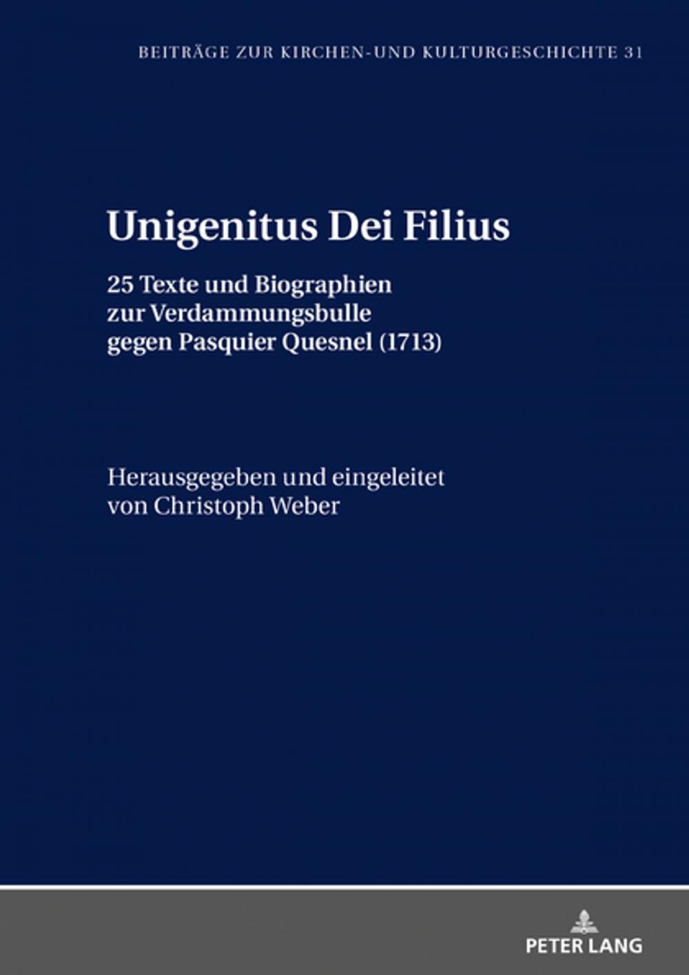 Big bigCover of Unigenitus Dei Filius