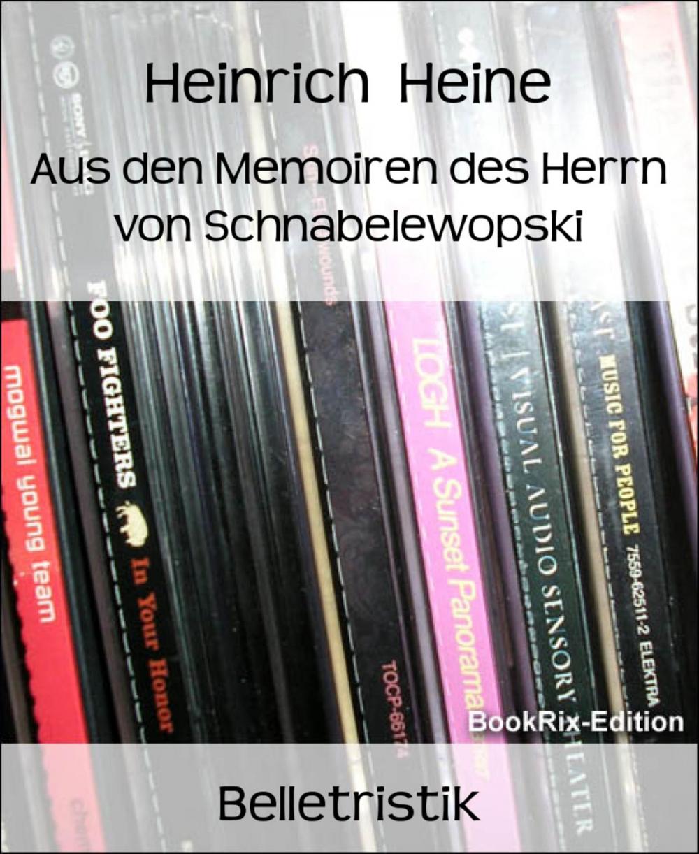 Big bigCover of Aus den Memoiren des Herrn von Schnabelewopski