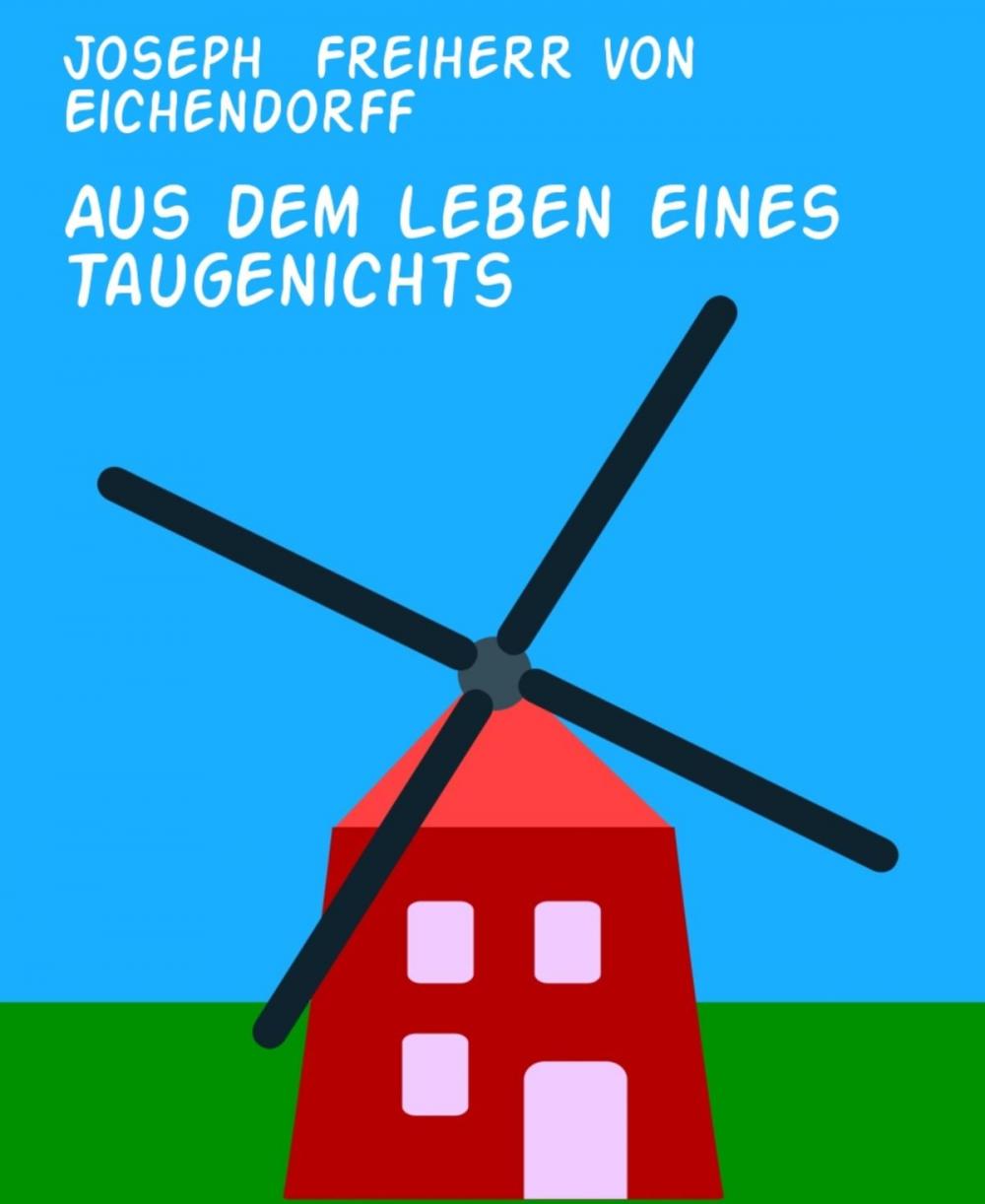 Big bigCover of Aus dem Leben eines Taugenichts