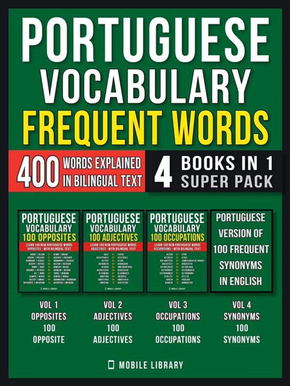 Big bigCover of Portuguese Vocabulary - Frequent Words (4 Books in 1 Super Pack)