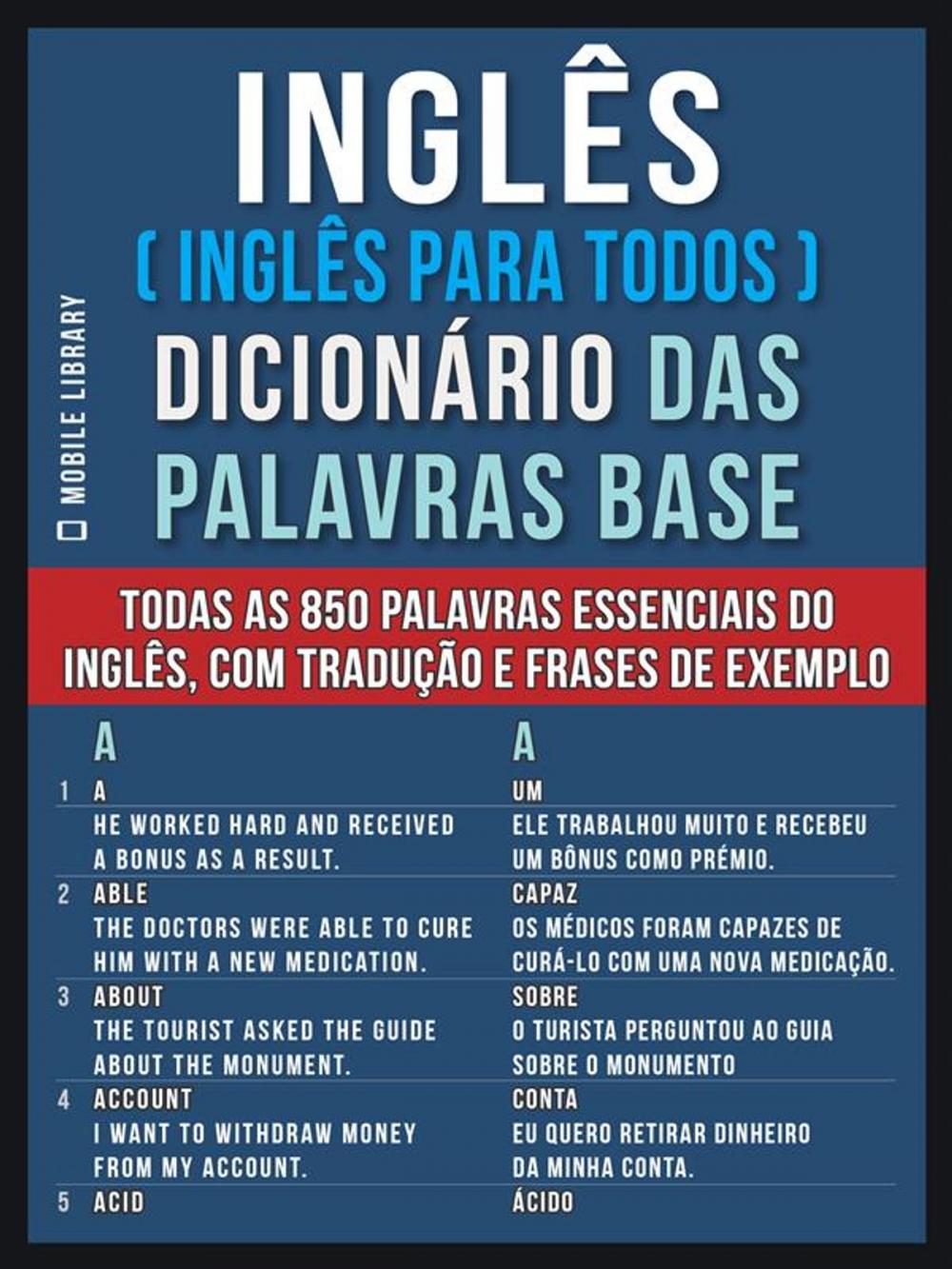 Big bigCover of Inglês ( Inglês Para Todos ) Dicionário das Palavras Base