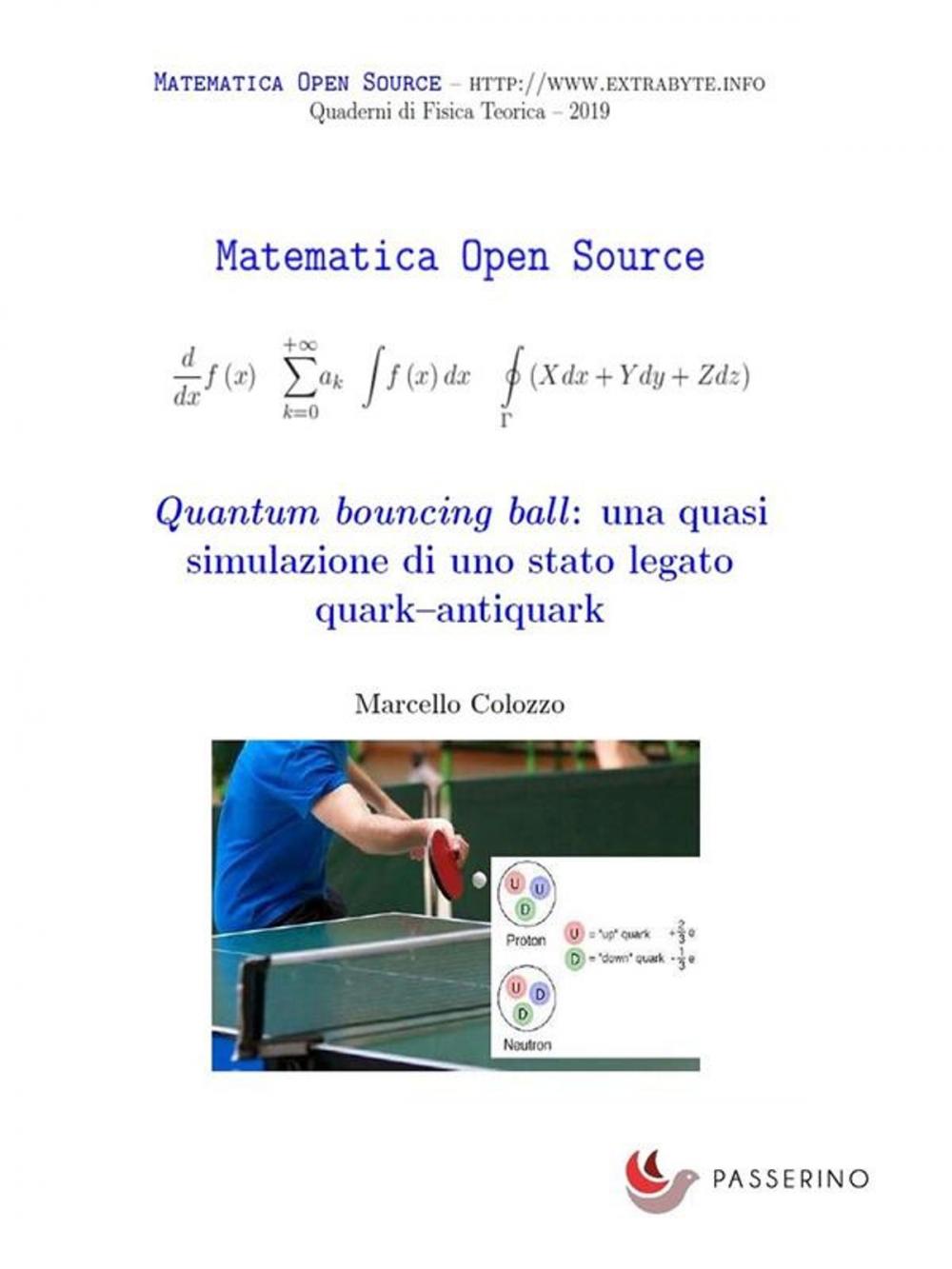 Big bigCover of Quantum bouncing ball: una quasi simulazione di uno stato legato quark–antiquark