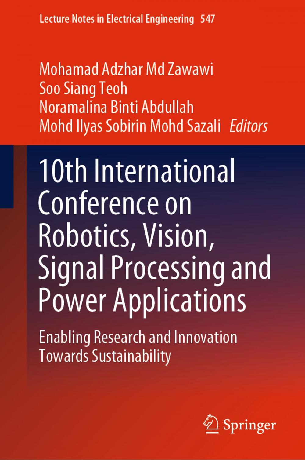 Big bigCover of 10th International Conference on Robotics, Vision, Signal Processing and Power Applications