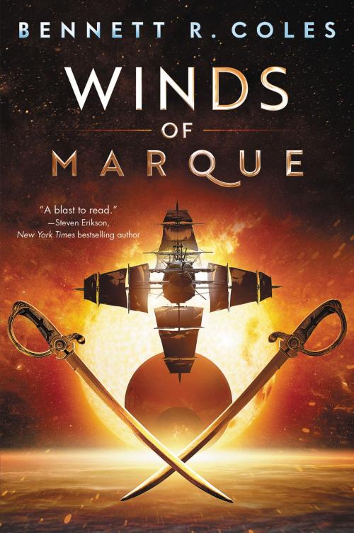 Cover of the book Winds of Marque by Bennett R. Coles, Harper Voyager