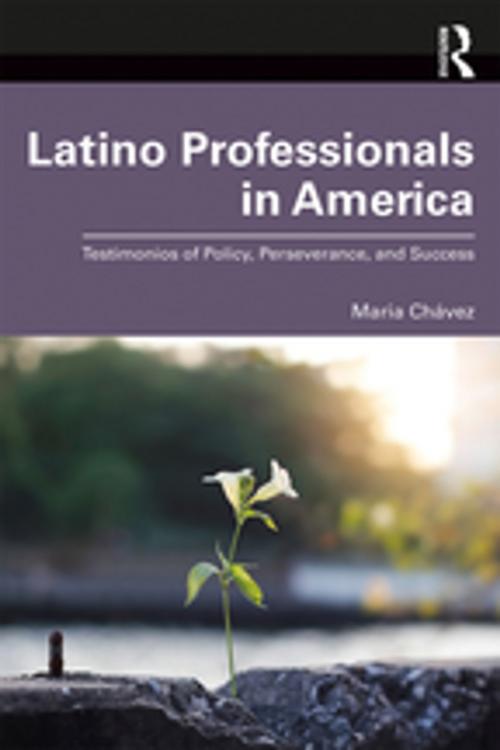 Cover of the book Latino Professionals in America by Maria Chávez, Taylor and Francis