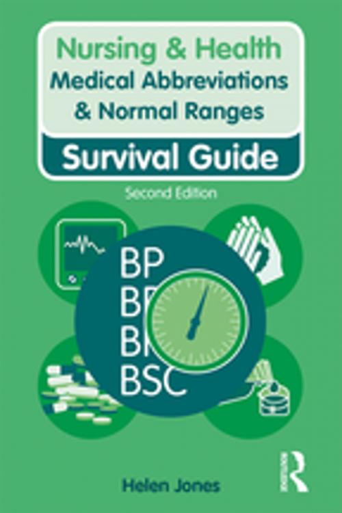 Cover of the book Medical Abbreviations & Normal Ranges by Helen Jones, Taylor and Francis