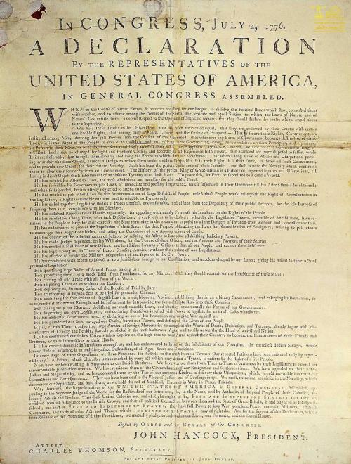 Cover of the book United States Declaration of Independence by Thomas Jefferson, Lighthouse Books for Translation Publishing