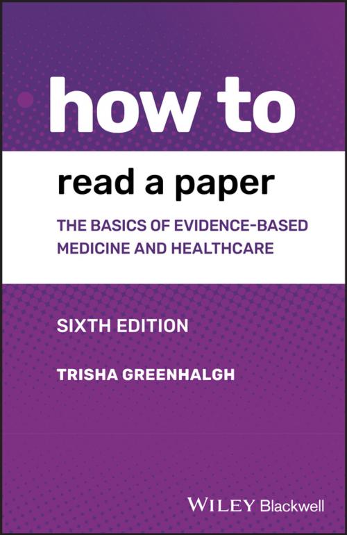 Cover of the book How to Read a Paper by Trisha Greenhalgh, Wiley