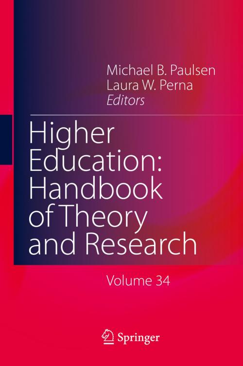 Cover of the book Higher Education: Handbook of Theory and Research by , Springer International Publishing