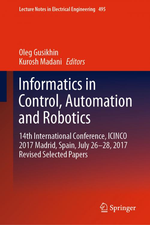 Cover of the book Informatics in Control, Automation and Robotics by , Springer International Publishing