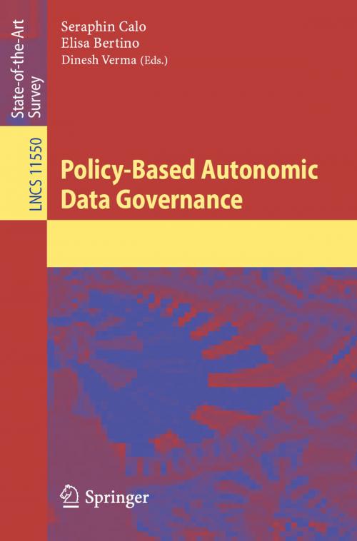 Cover of the book Policy-Based Autonomic Data Governance by , Springer International Publishing