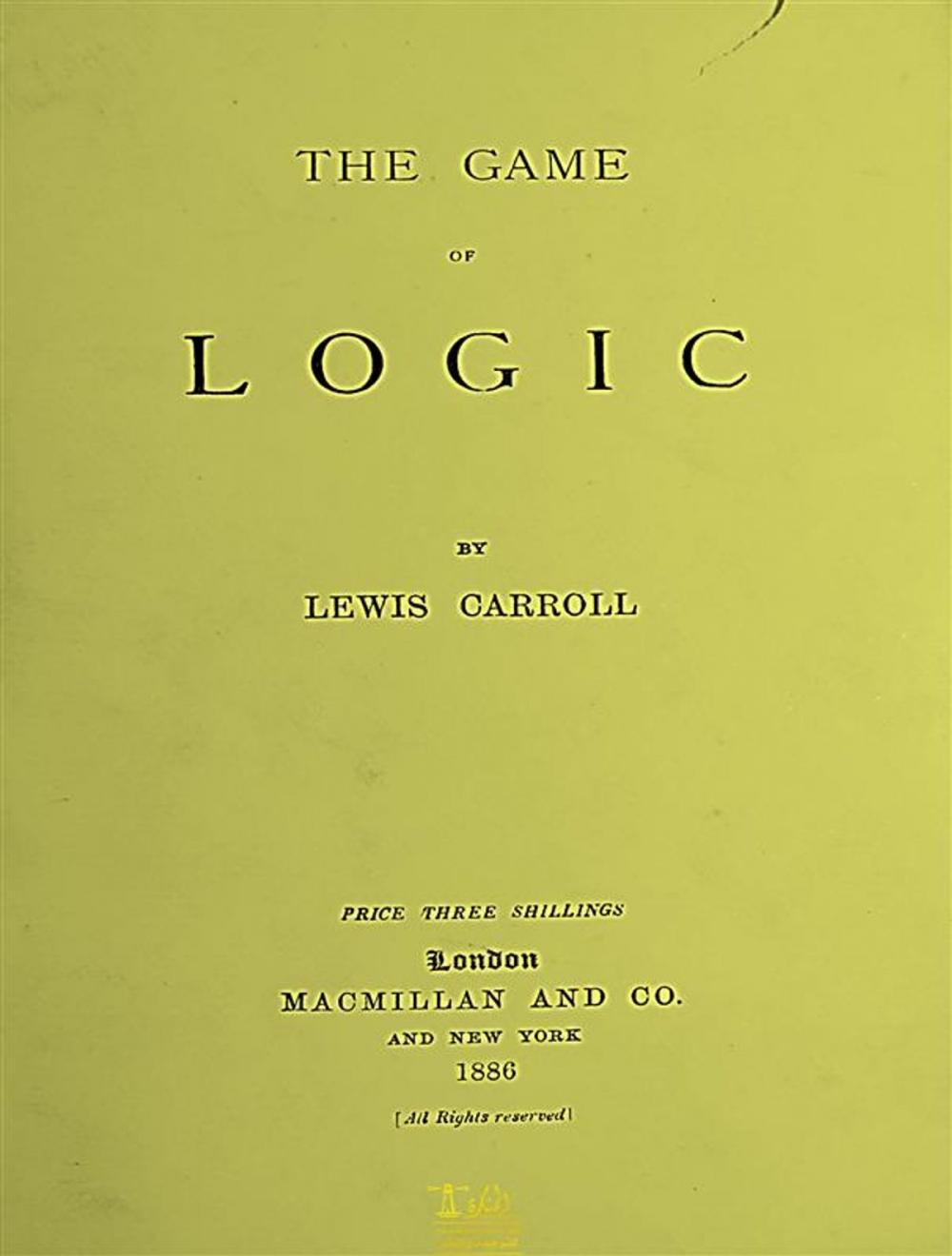 Big bigCover of The Game of Logic