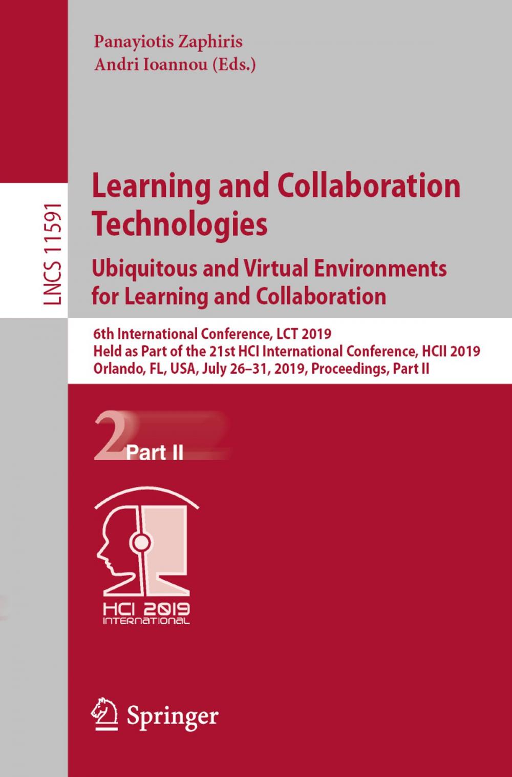 Big bigCover of Learning and Collaboration Technologies. Ubiquitous and Virtual Environments for Learning and Collaboration