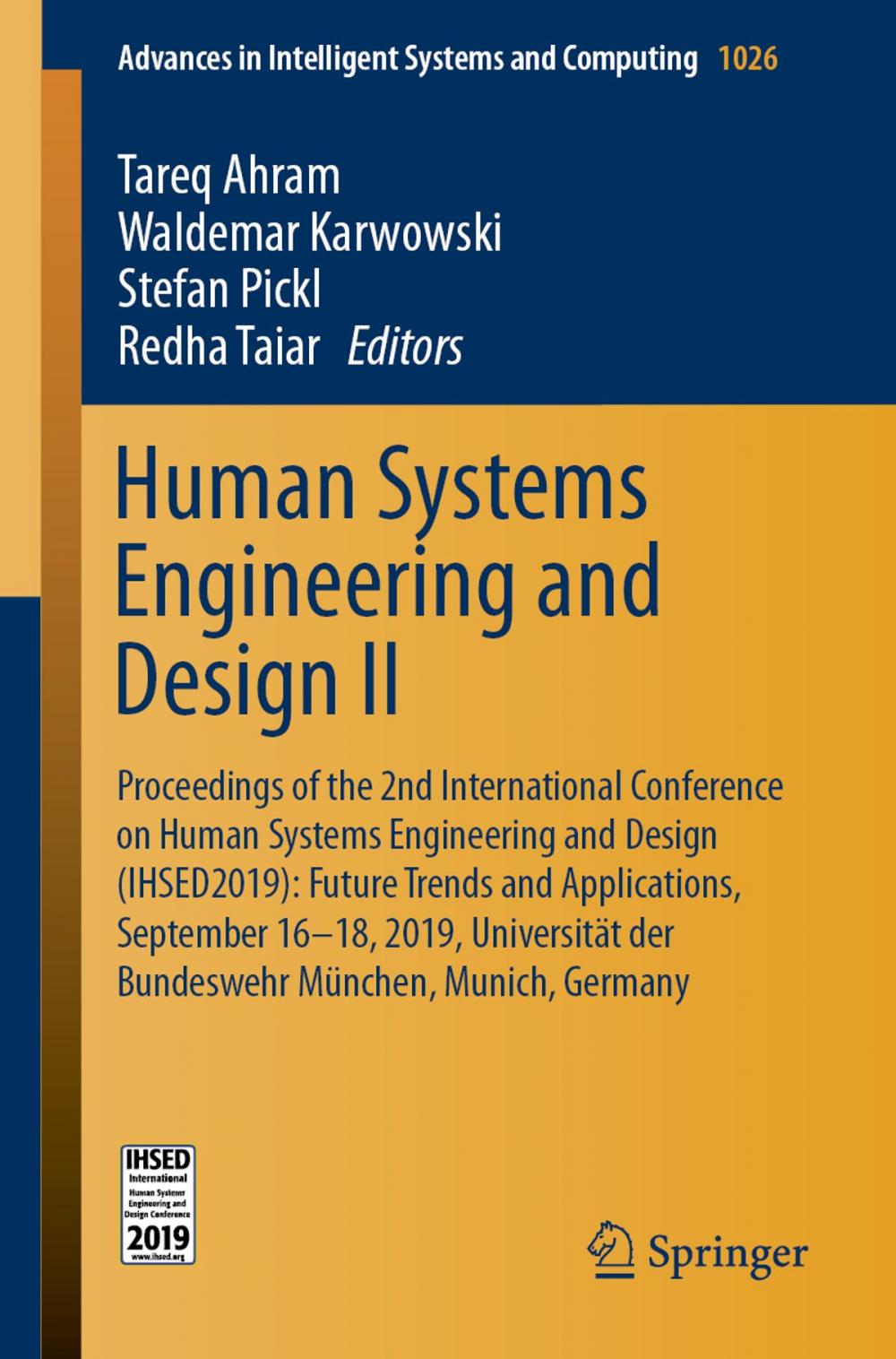 Big bigCover of Human Systems Engineering and Design II