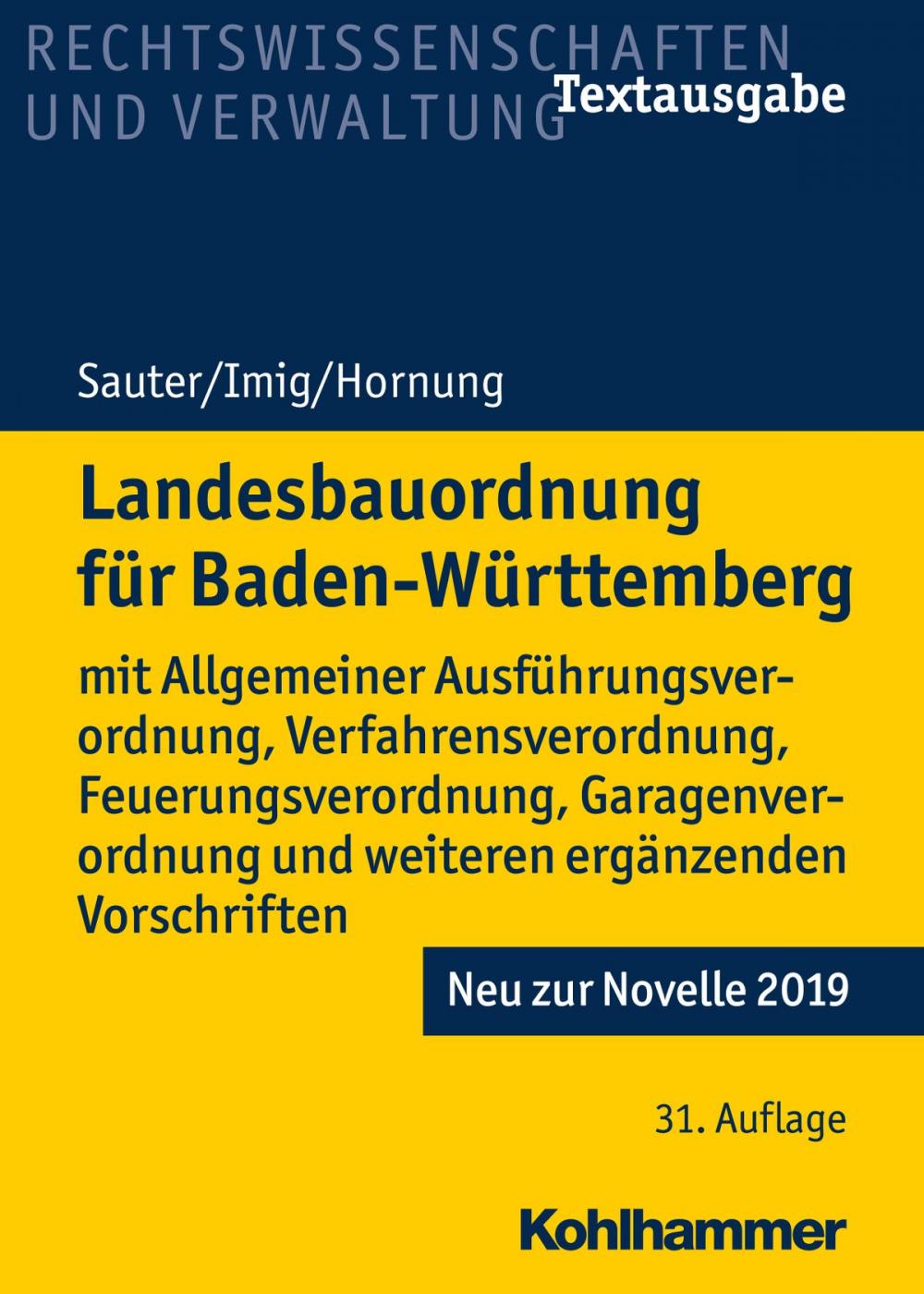 Big bigCover of Landesbauordnung für Baden-Württemberg