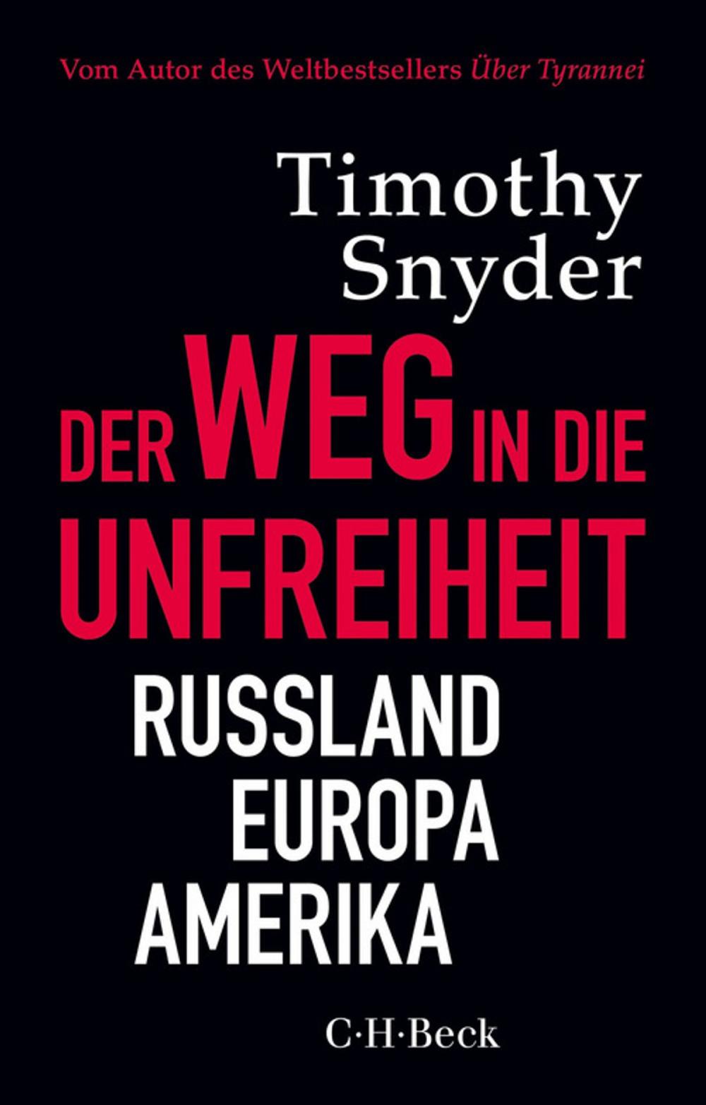 Big bigCover of Der Weg in die Unfreiheit