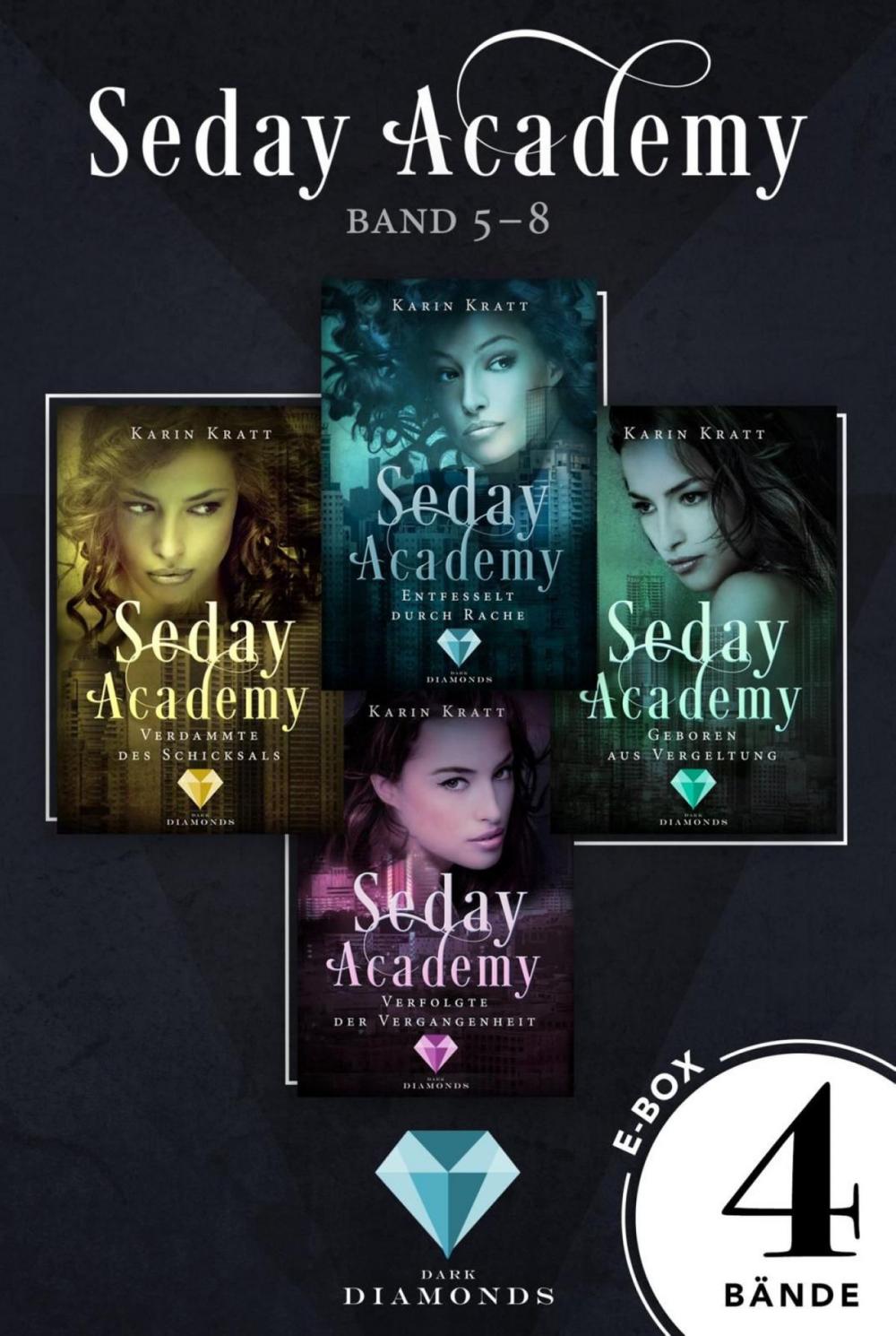 Big bigCover of Die E-Box der erfolgreichen Fantasy-Reihe "Seday Academy": Band 5-8 (Seday Academy )