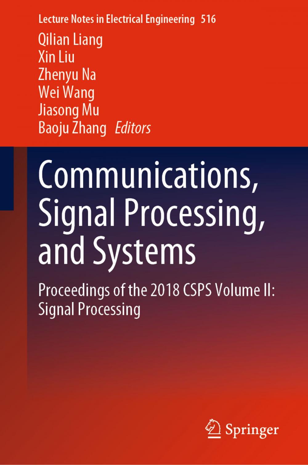 Big bigCover of Communications, Signal Processing, and Systems