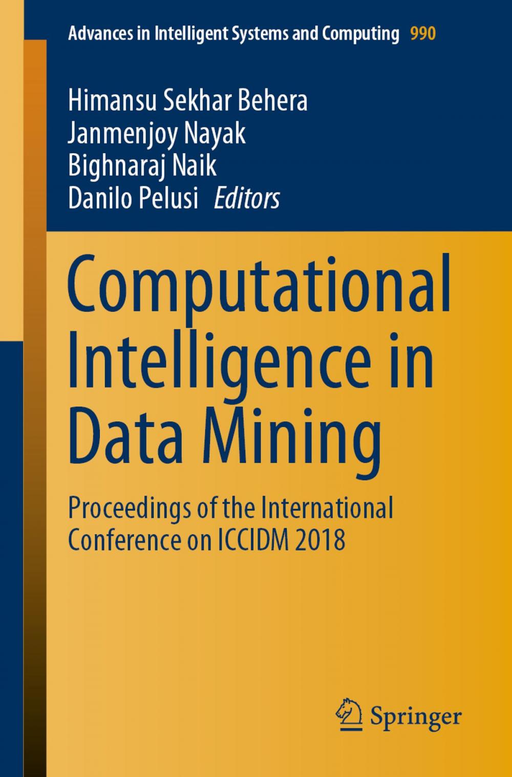 Big bigCover of Computational Intelligence in Data Mining