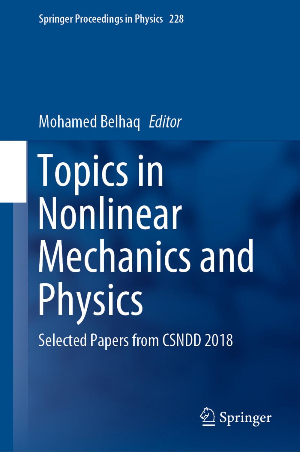 Big bigCover of Topics in Nonlinear Mechanics and Physics