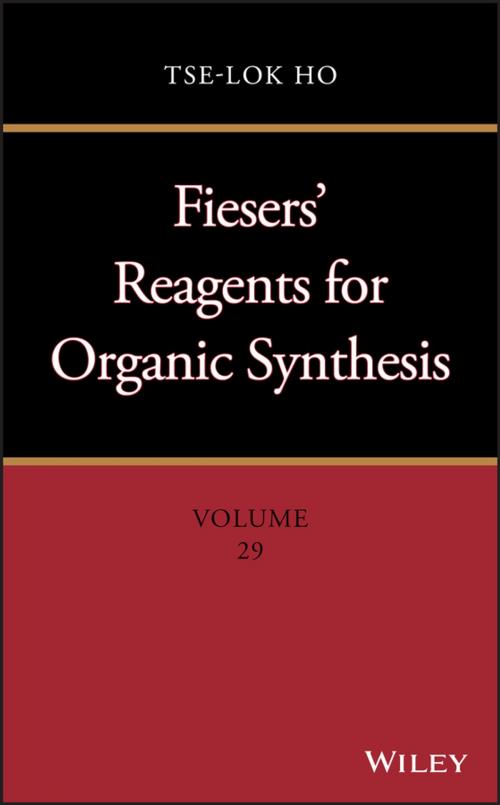 Cover of the book Fiesers' Reagents for Organic Synthesis by Tse-Lok Ho, Wiley