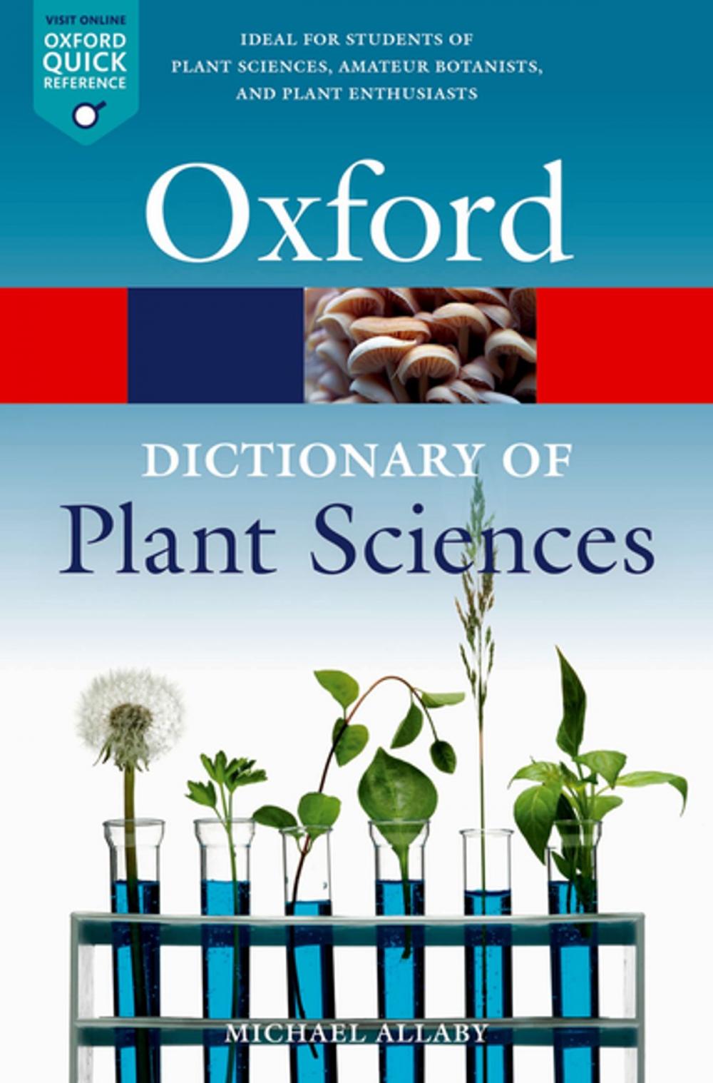 Big bigCover of A Dictionary of Plant Sciences