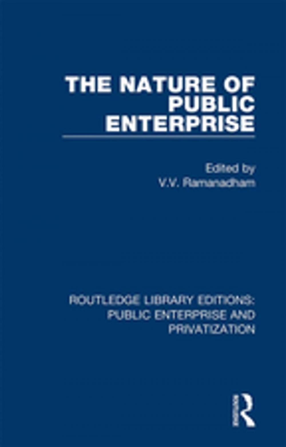 Big bigCover of The Nature of Public Enterprise