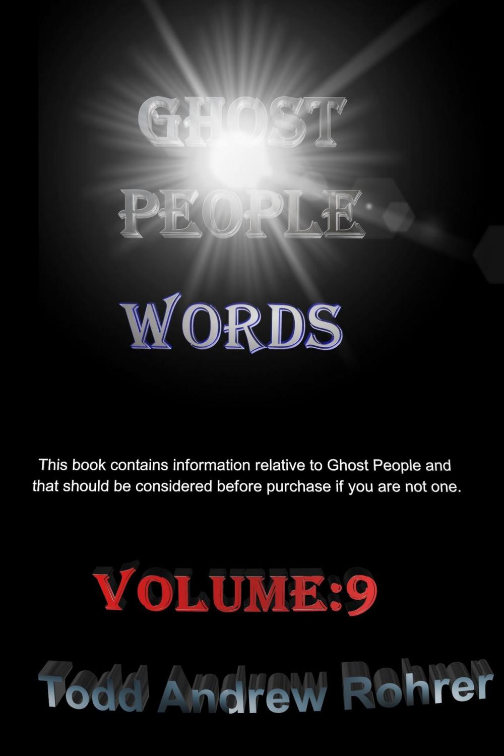 Big bigCover of Ghost People Words: Volume 9