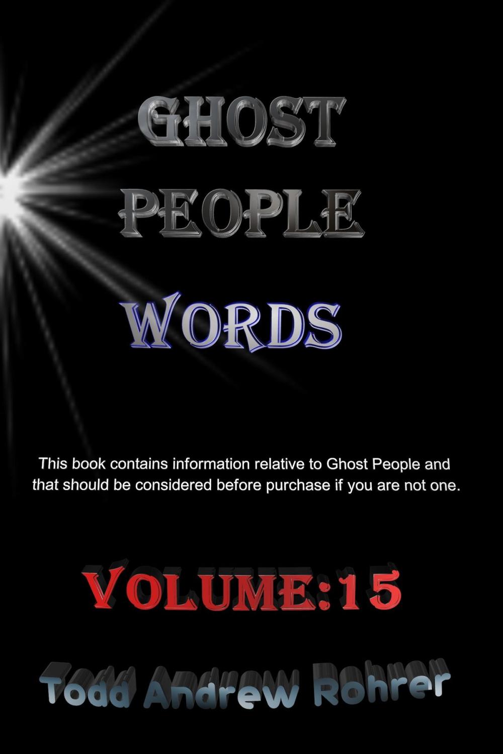 Big bigCover of Ghost People Words: Volume 15