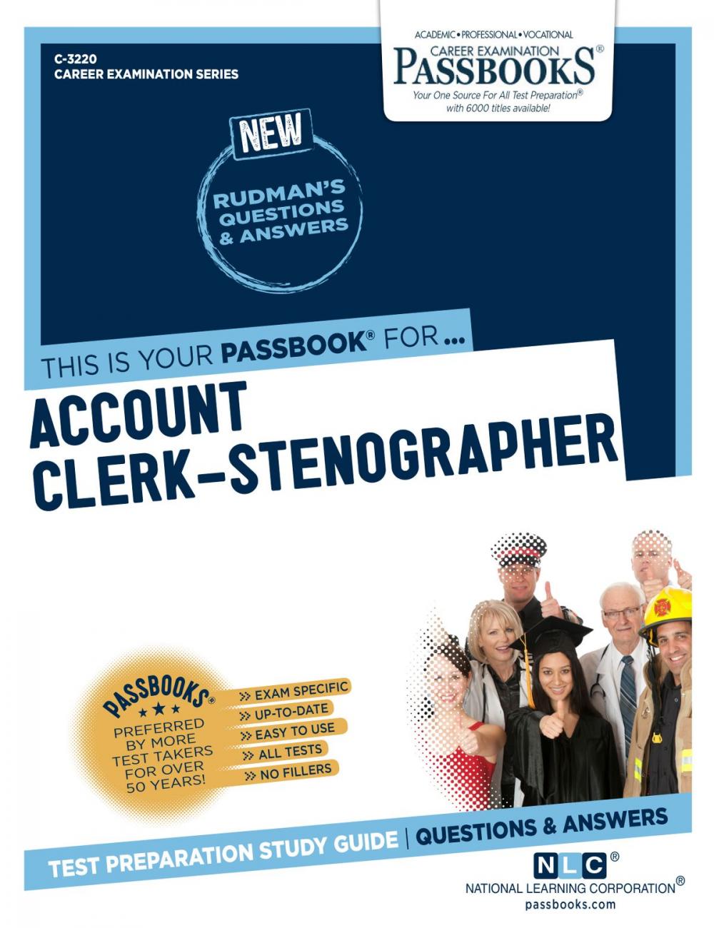 Big bigCover of Account Clerk-Stenographer