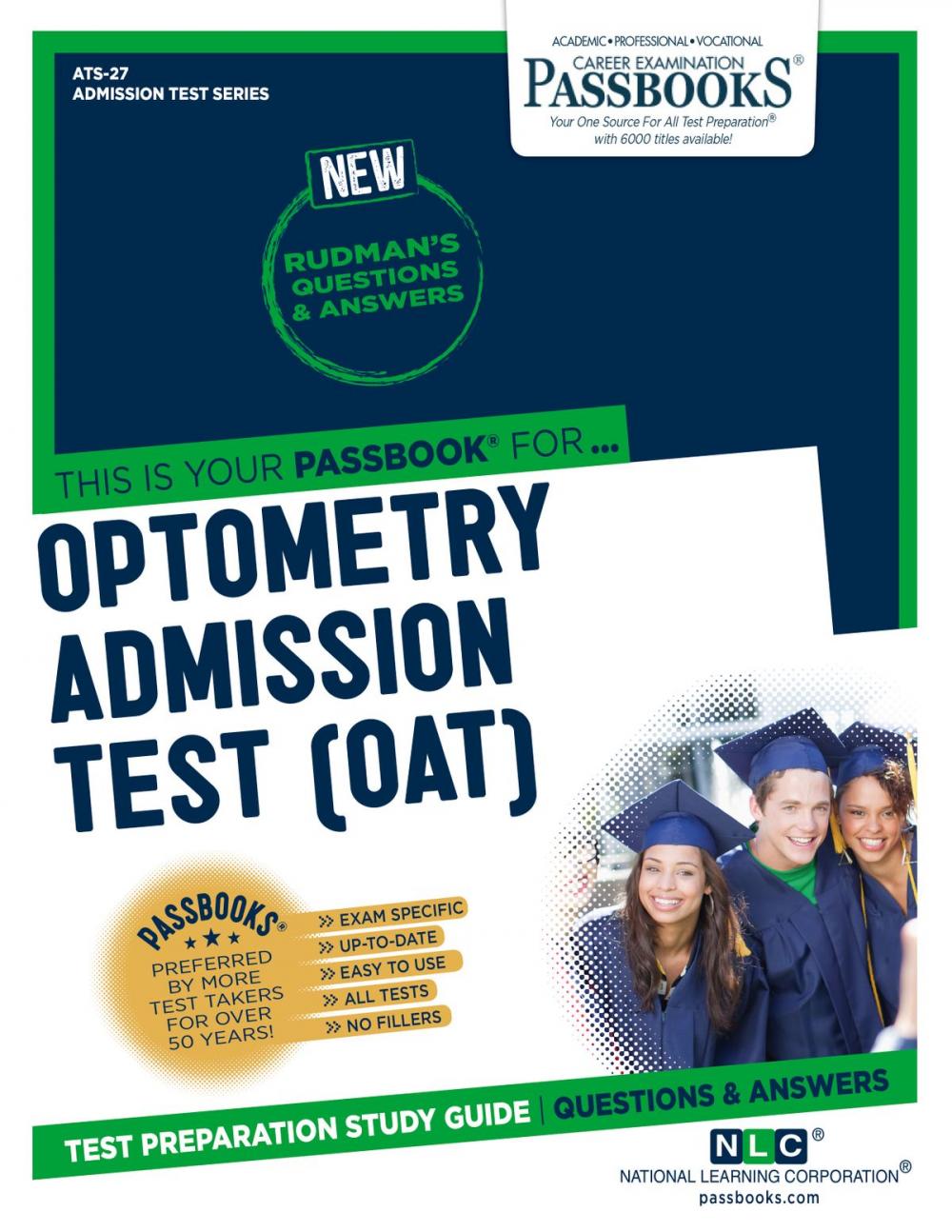 Big bigCover of OPTOMETRY ADMISSION TEST (OAT)