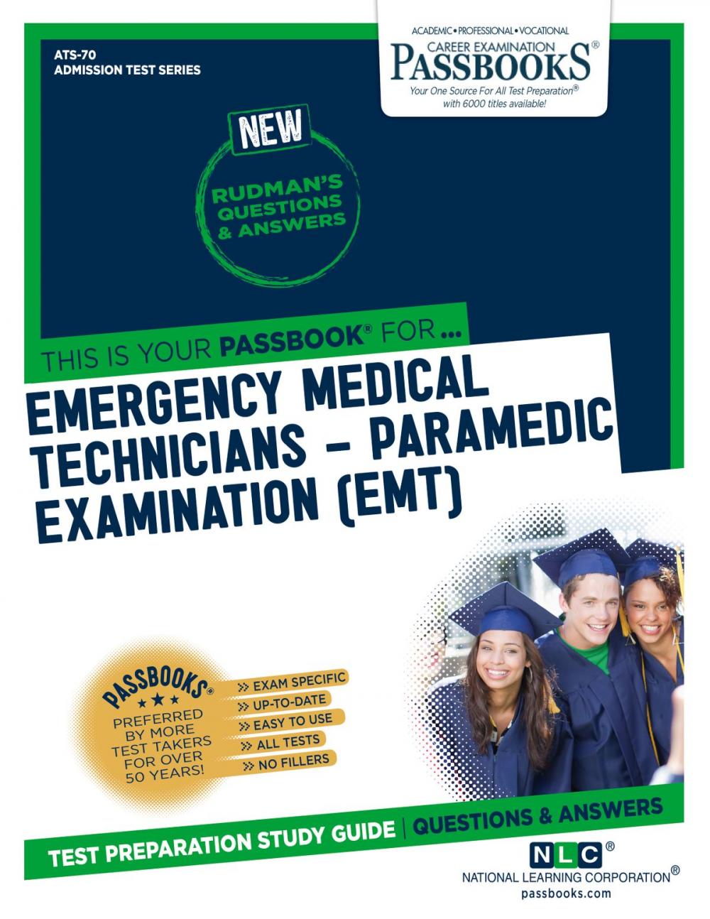 Big bigCover of EMERGENCY MEDICAL TECHNICIANS-PARAMEDIC EXAMINATION (EMT)