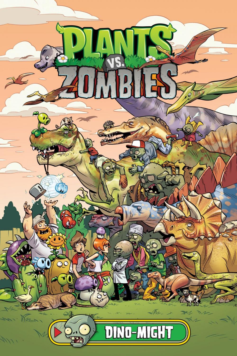 Big bigCover of Plants vs. Zombies Volume 12: Dino-Might