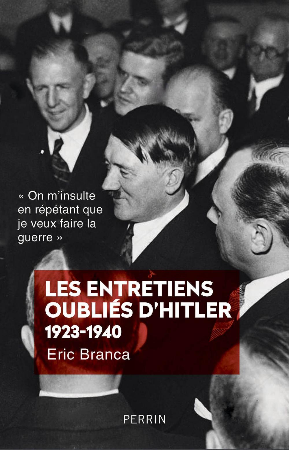 Big bigCover of Les entretiens oubliés d'Hitler 1923-1940