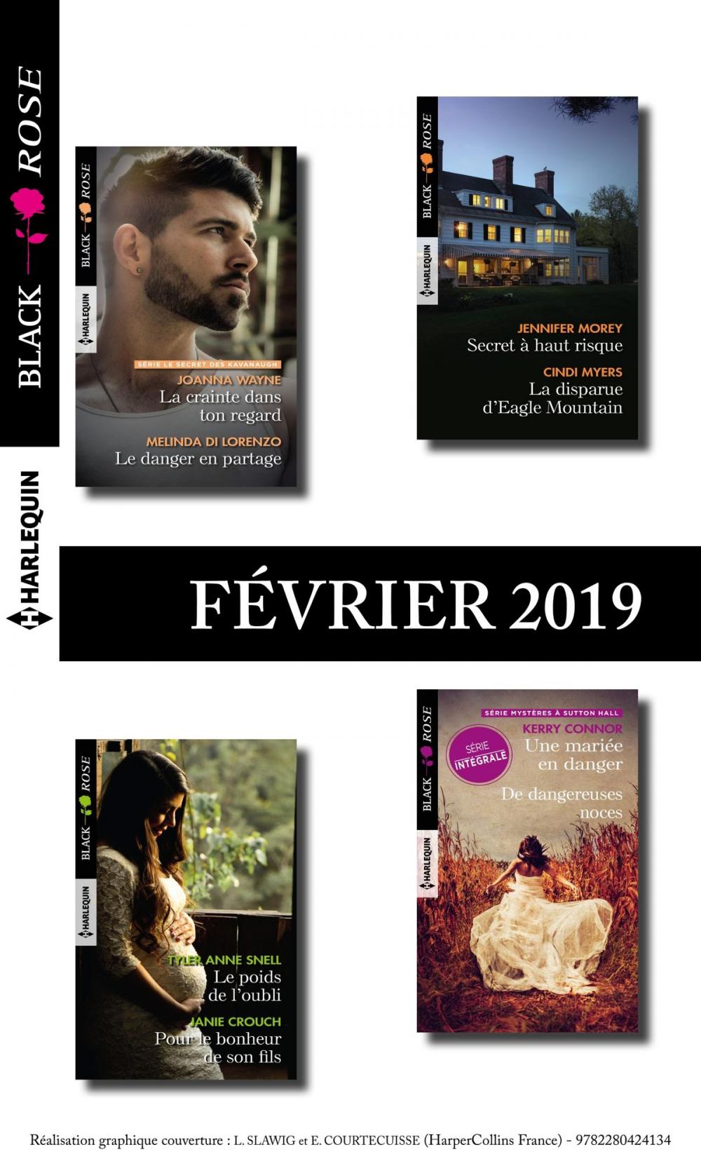 Big bigCover of 11 romans Black Rose (n° 519 à 522 - Février 2019)