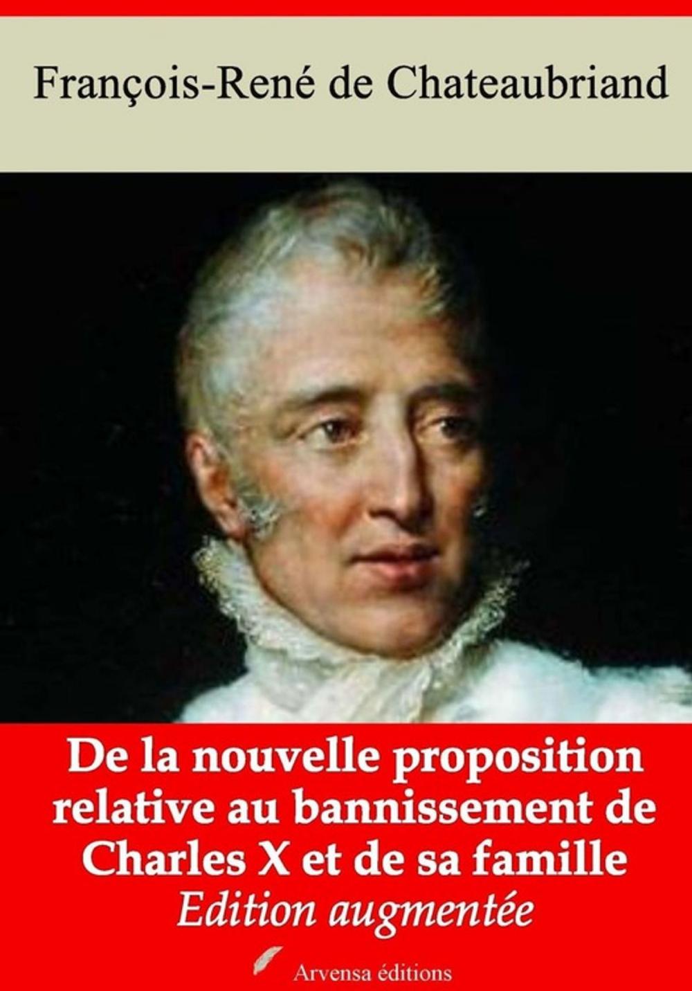 Big bigCover of De la nouvelle proposition relative au bannissement de Charles X et de sa famille – suivi d'annexes