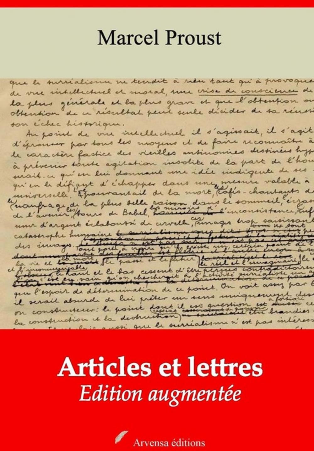 Big bigCover of Articles et lettres – suivi d'annexes