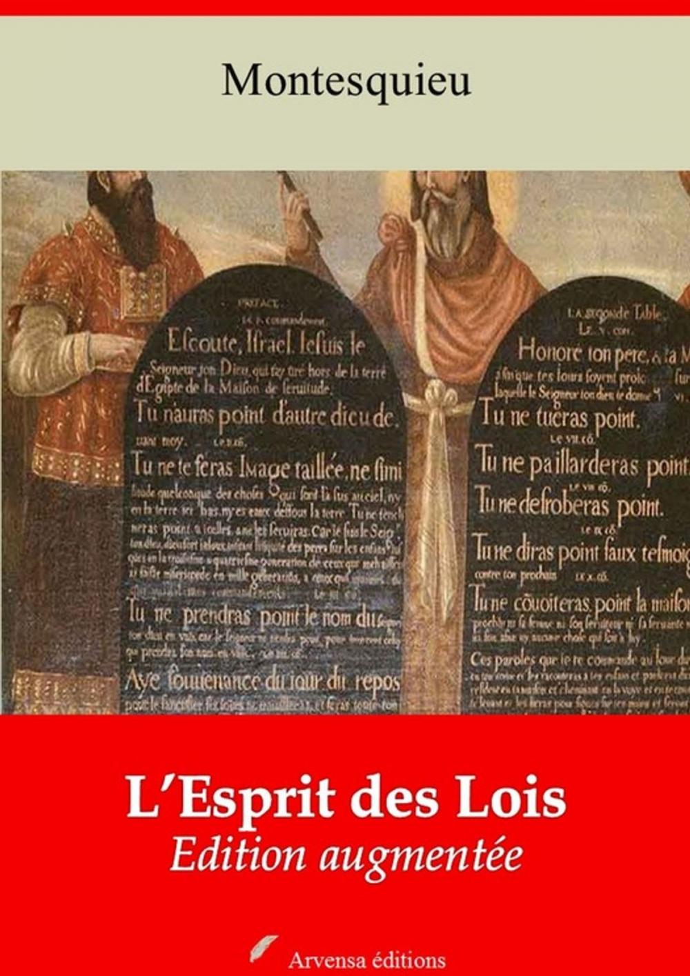 Big bigCover of De l'esprit des lois – suivi d'annexes