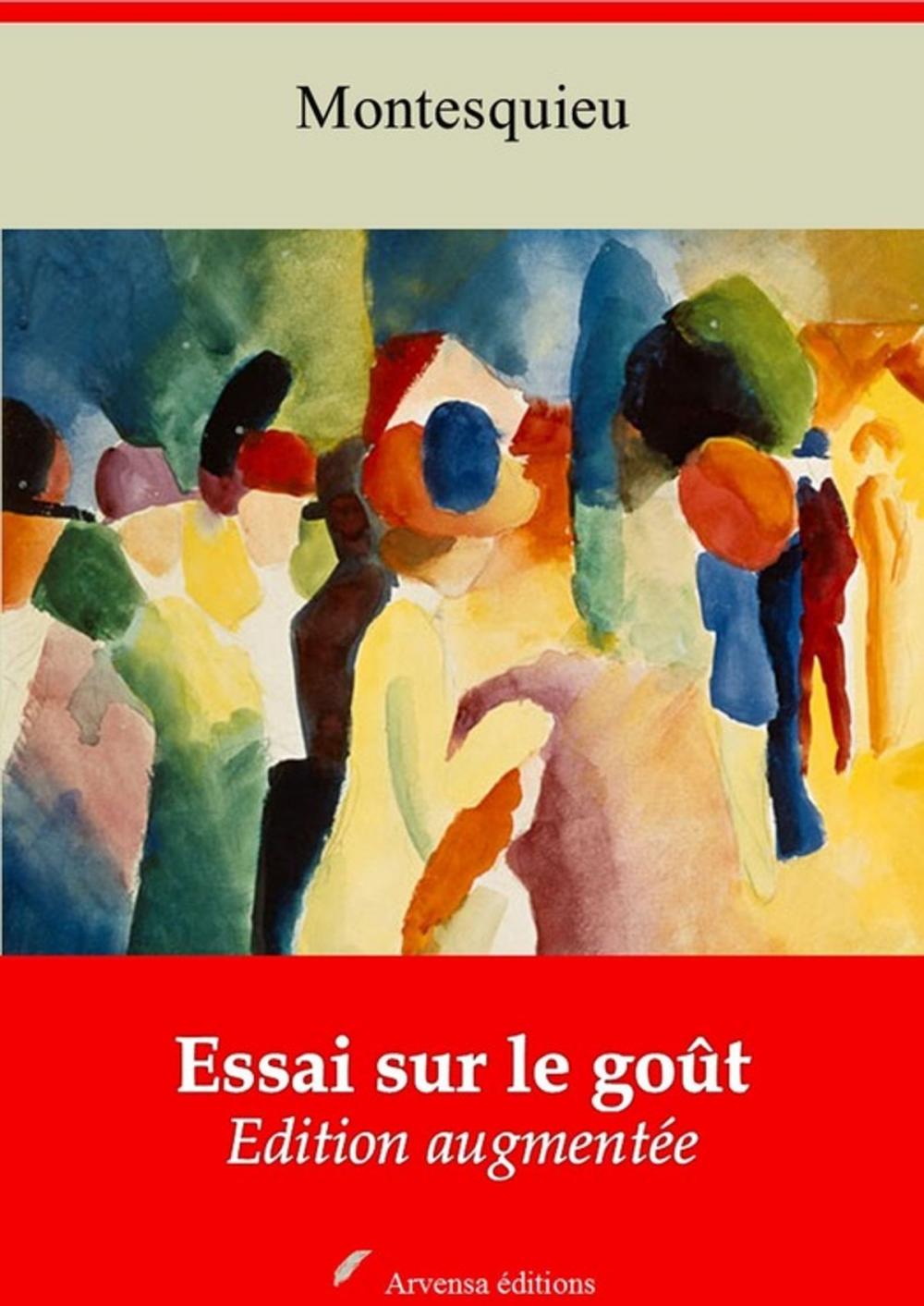 Big bigCover of Essai sur le goût – suivi d'annexes