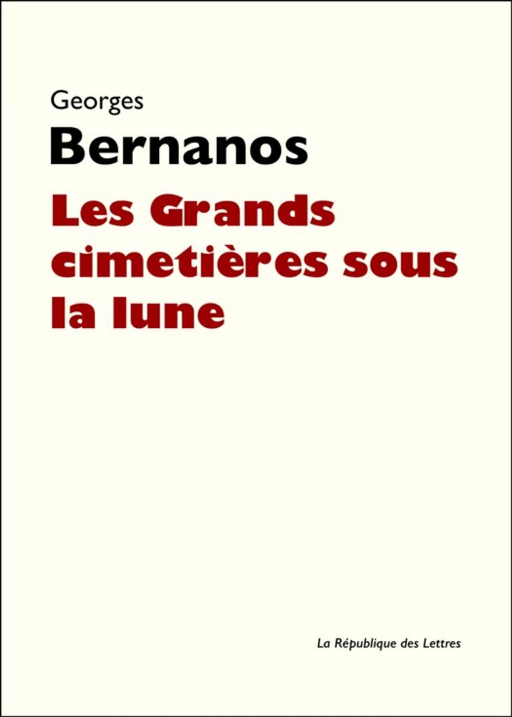 Big bigCover of Les Grands cimetières sous la lune