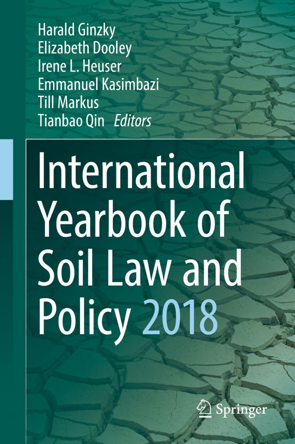 Big bigCover of International Yearbook of Soil Law and Policy 2018