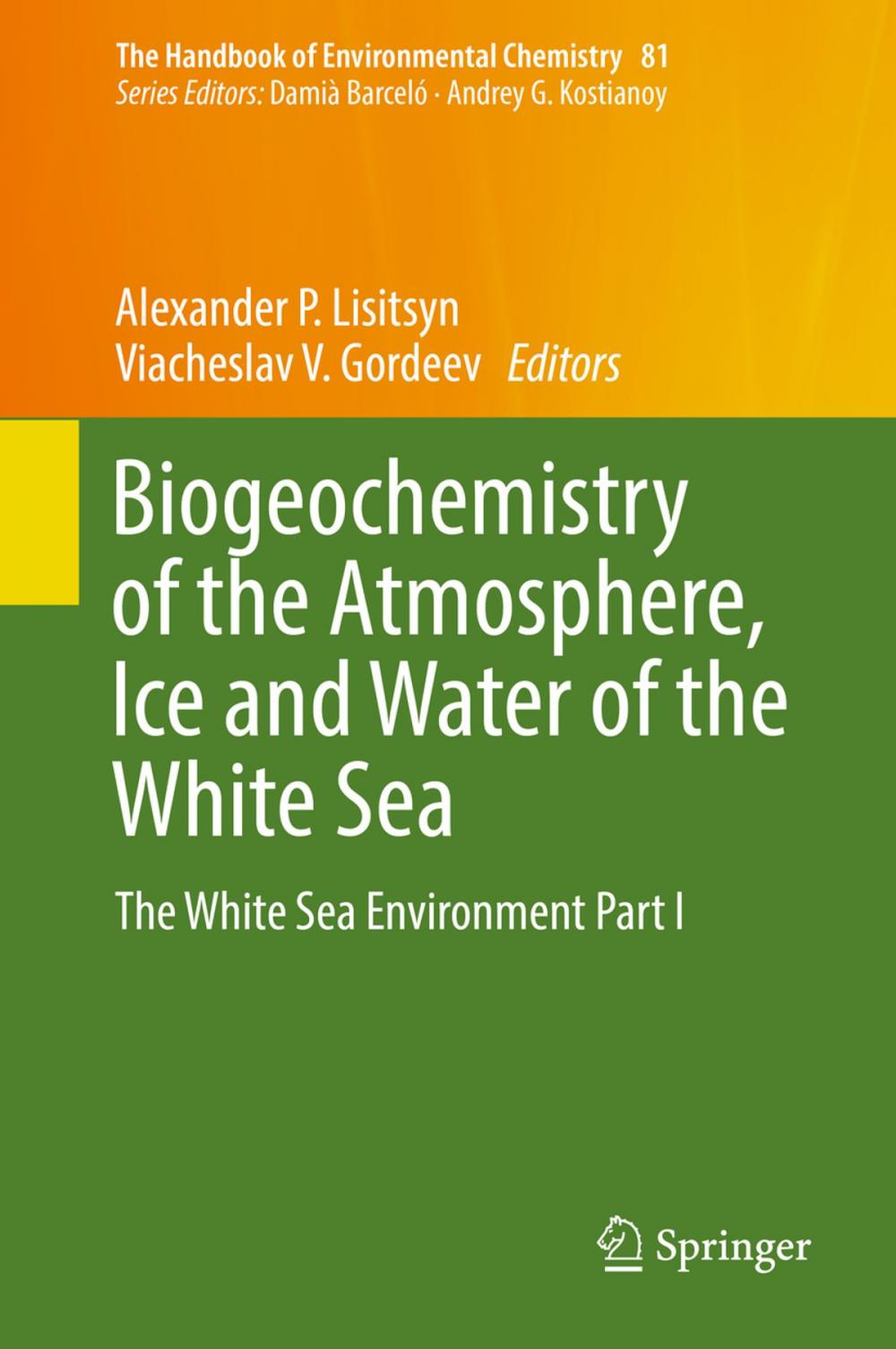 Big bigCover of Biogeochemistry of the Atmosphere, Ice and Water of the White Sea