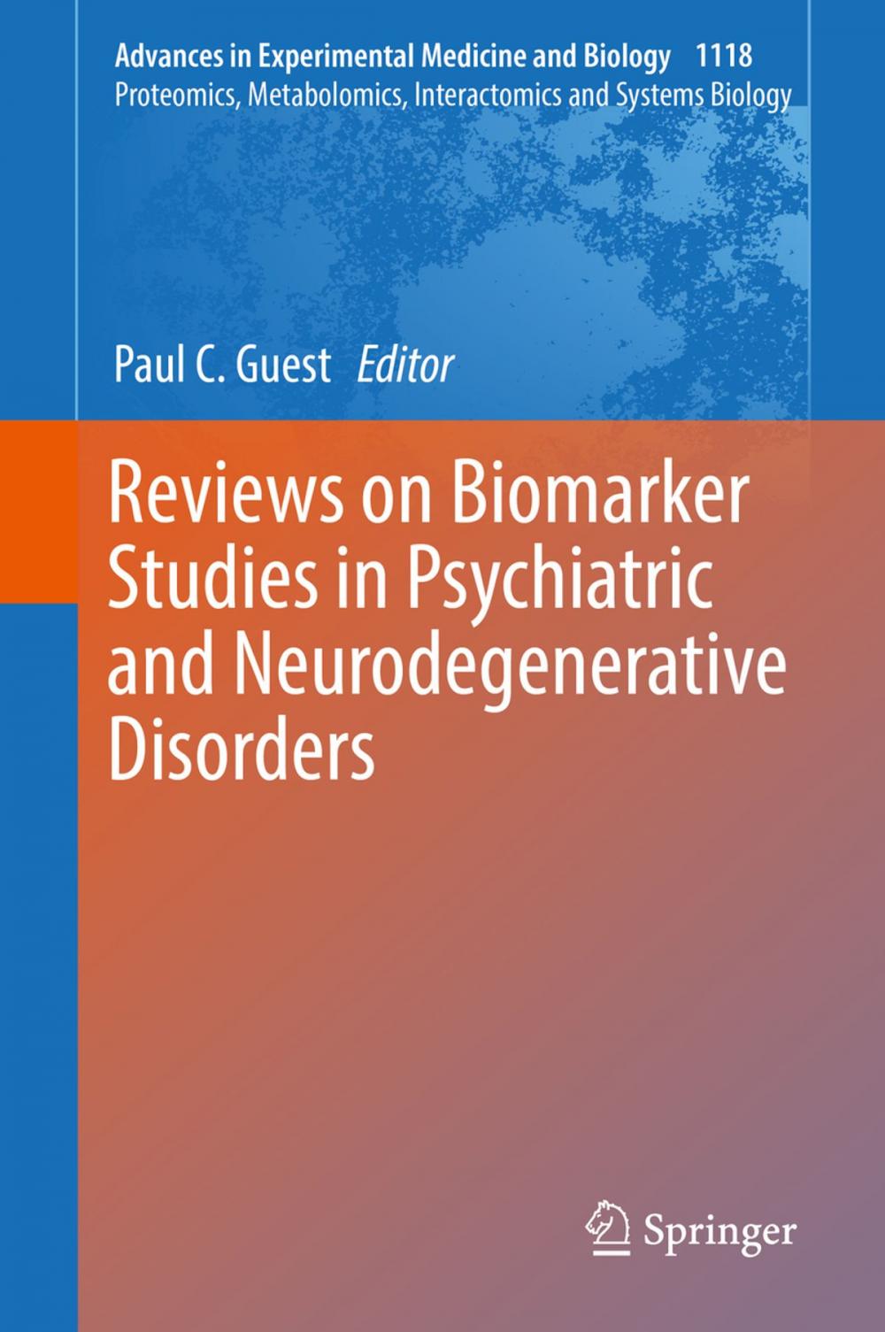 Big bigCover of Reviews on Biomarker Studies in Psychiatric and Neurodegenerative Disorders