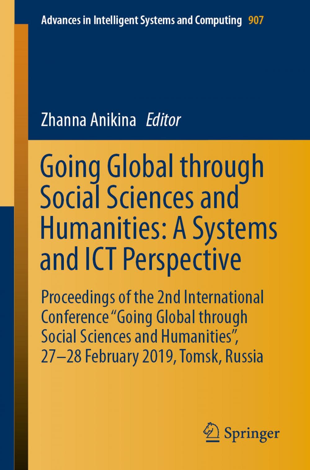 Big bigCover of Going Global through Social Sciences and Humanities: A Systems and ICT Perspective