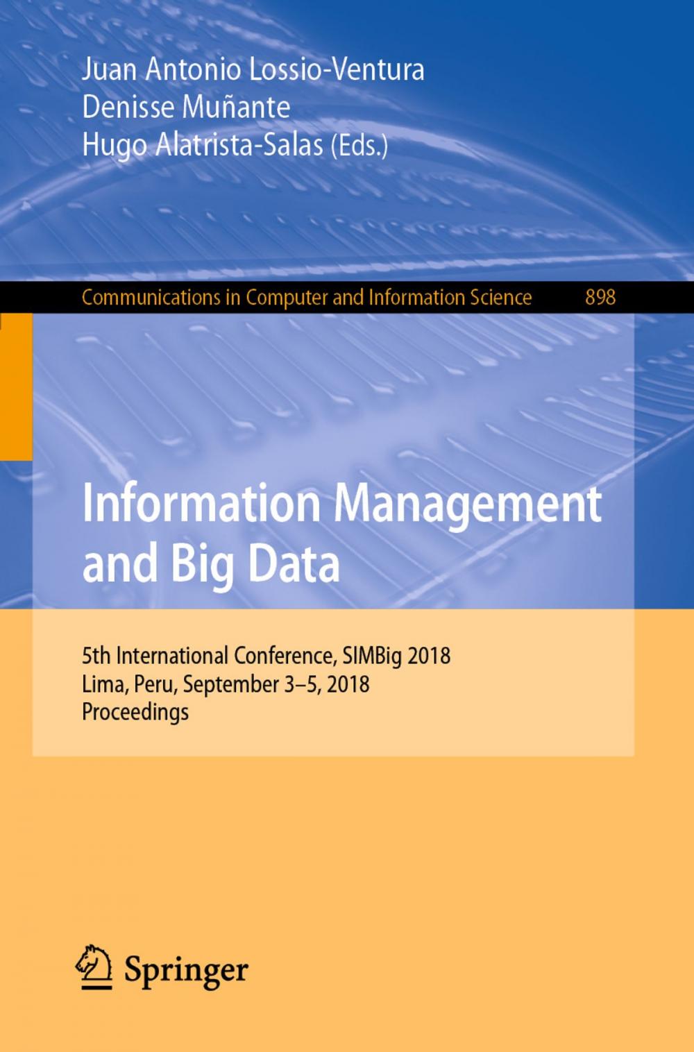 Big bigCover of Information Management and Big Data