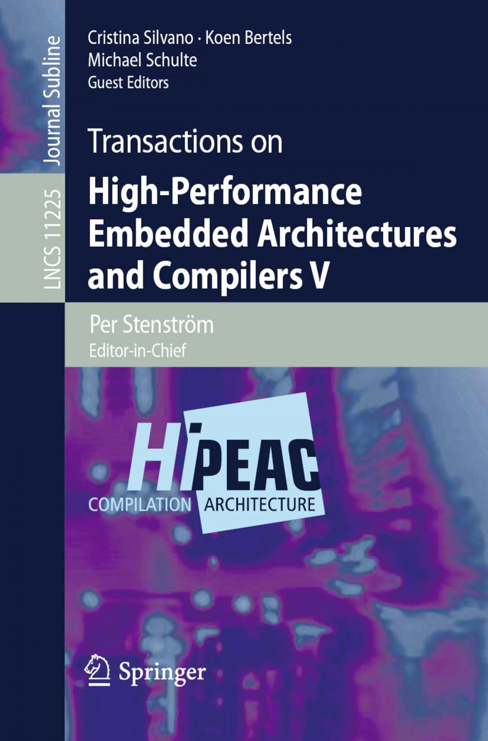 Big bigCover of Transactions on High-Performance Embedded Architectures and Compilers V