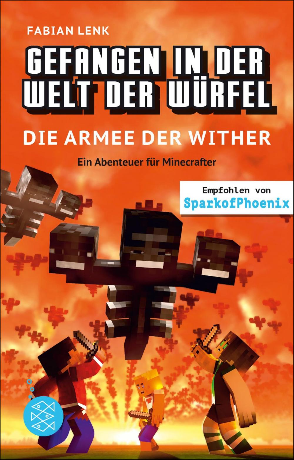 Big bigCover of Gefangen in der Welt der Würfel. Die Armee der Wither. Ein Abenteuer für Minecrafter