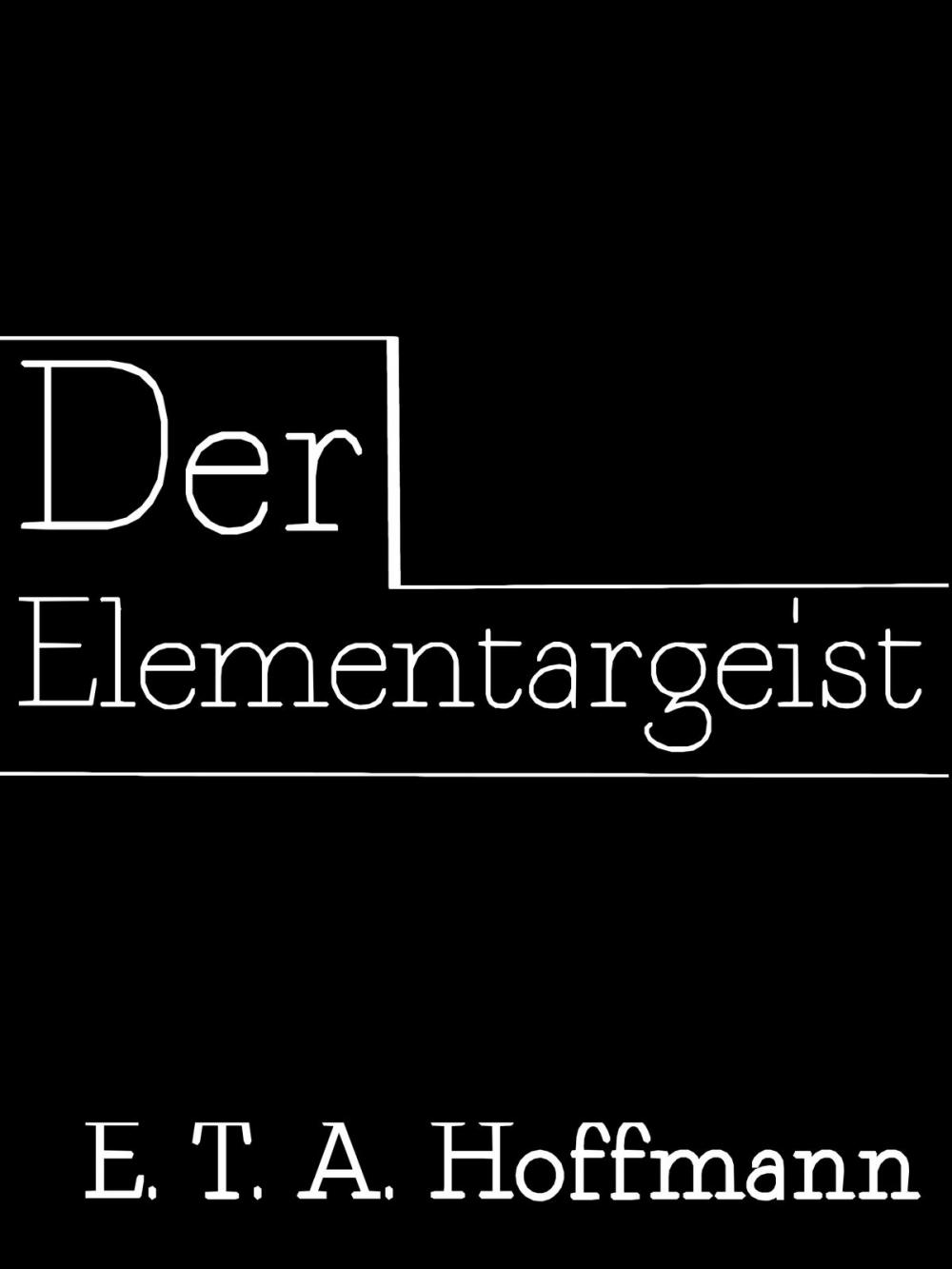 Big bigCover of Der Elementargeist